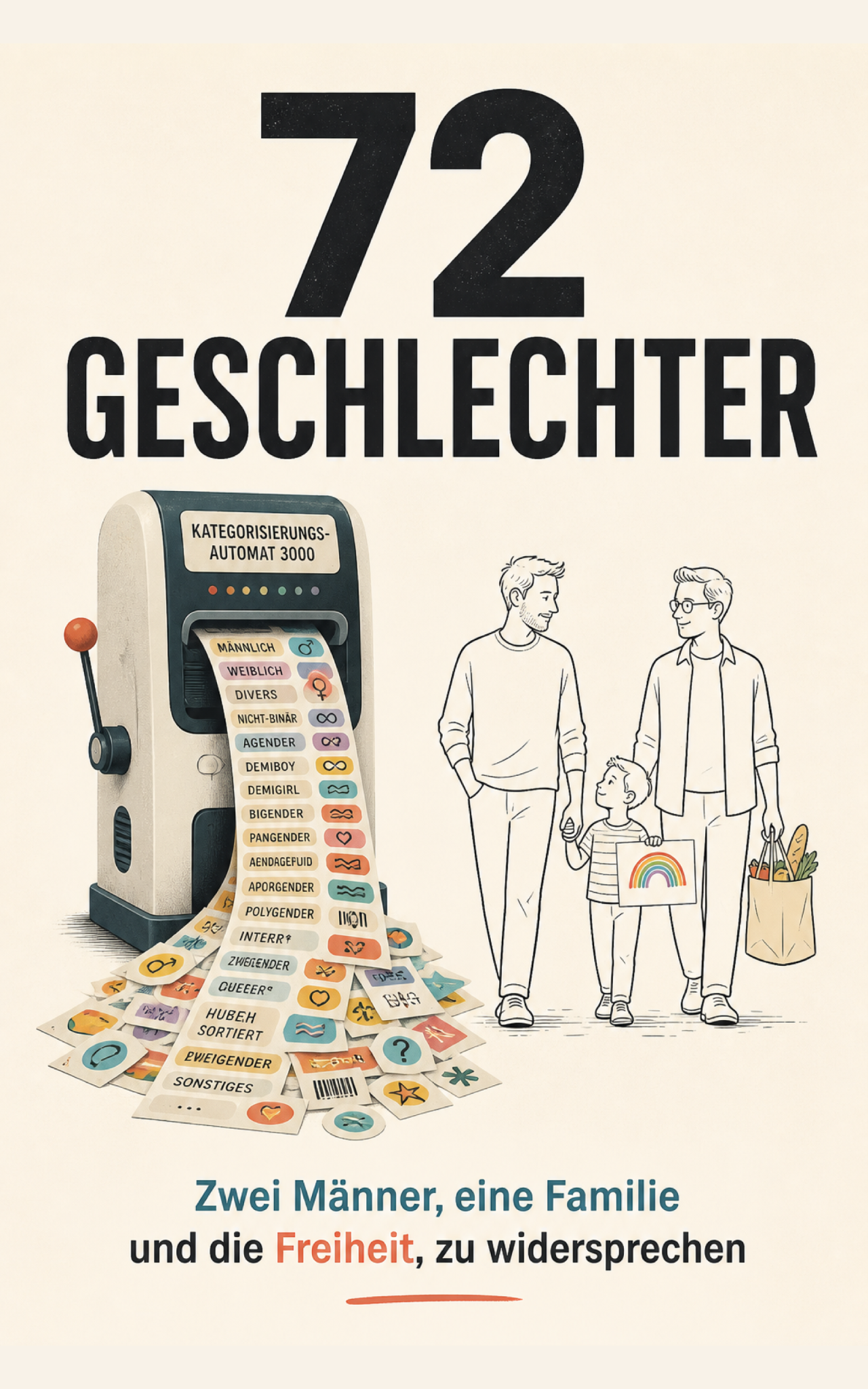 Cover 72 Geschlechter von Michael & Dirk Kirschberger