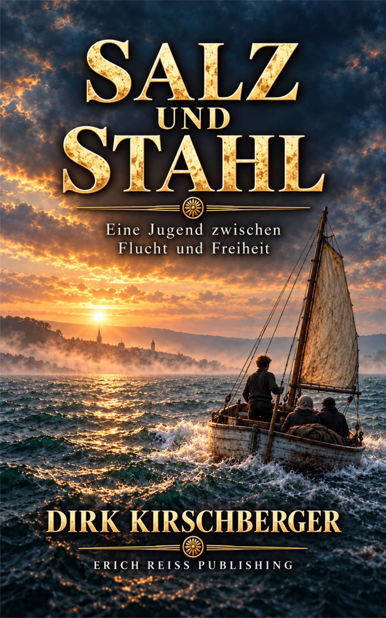 Cover Salz und Stahl – Eine Jugend zwischen Flucht und Freiheit von Dirk Kirschberger